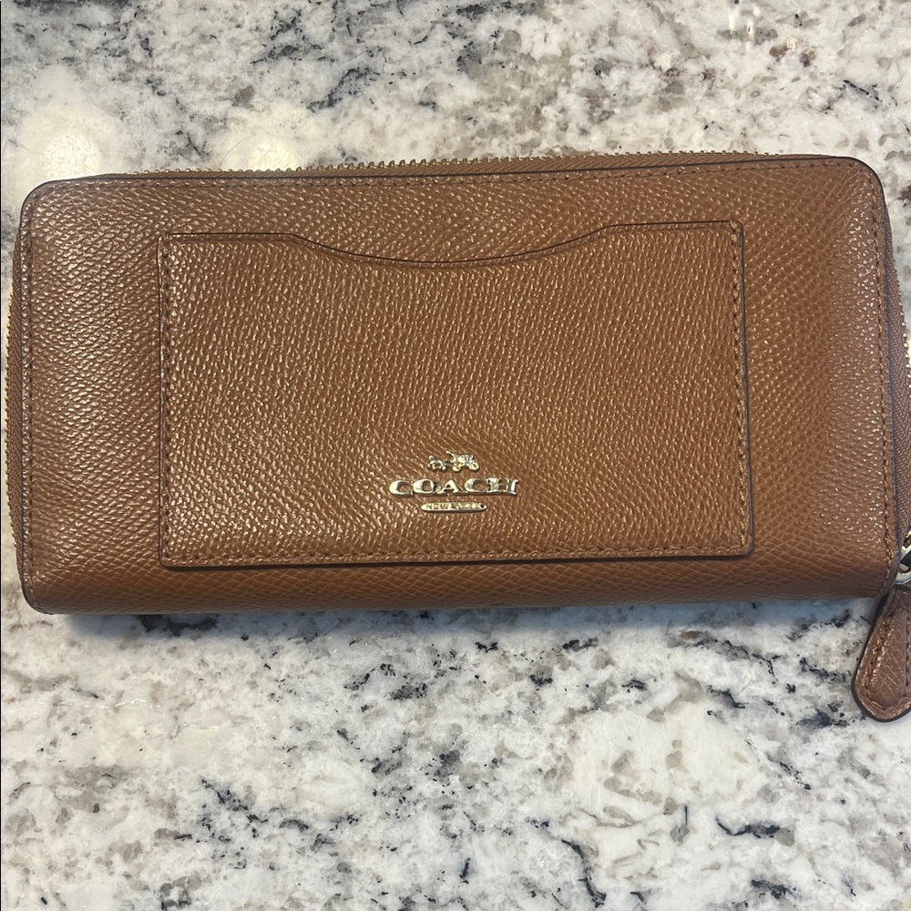 Fall Coach Brown Leather wallet.
